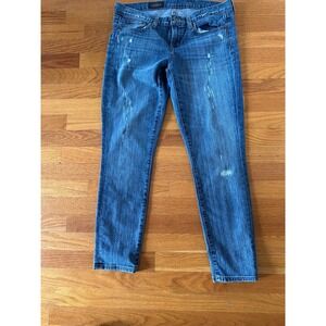 J. Crew Jeans, women, Size 30, ankle, Blue, Toothpick, Straight